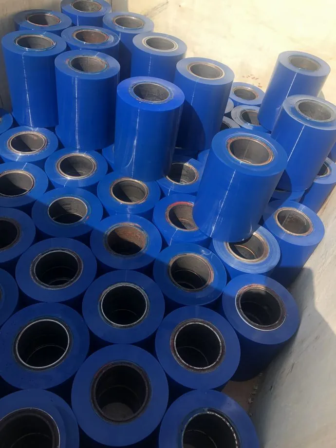Urethane roller covers on steel cores